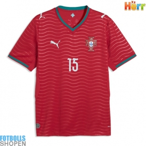 Billiga Portugal Joao Neves #15 Hemmatröja VM 2026 Kortärmad